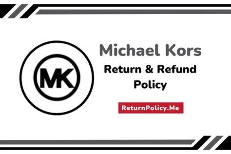 michael kors return form|michael kors refund.